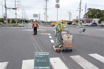 ハンドマーカーによる施工