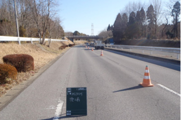 外房有料道路（ハードライン試験施工）施工前